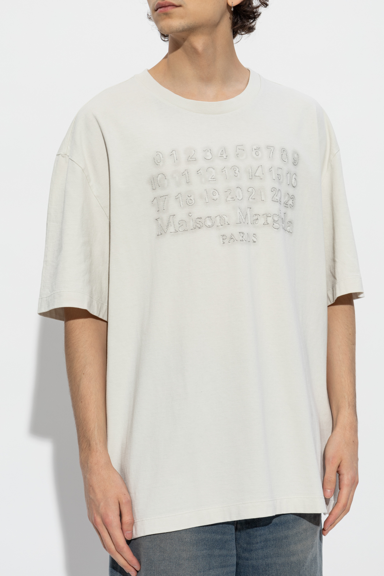 Maison Margiela T-shirt with logo | Men's Clothing | Vitkac